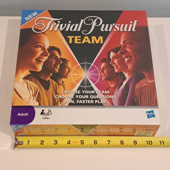 Trivial Pursuit Team Board Game New In Sealed Box 2009 Hasbro - Picture 14 of 16